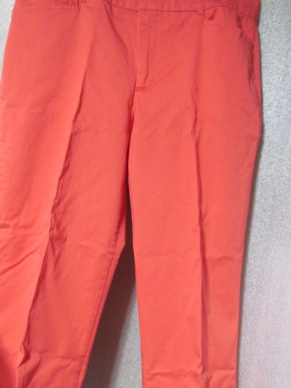 JM Collection Orange Slacks - Picture 2 of 11